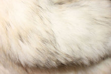 Load image into Gallery viewer, knitted Real Raccoon fur with big hood overcoat jacket long sleeve puff /Super warm/Natural style/Vintage FS13005