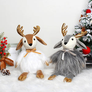 Christmas Gnomes Plush Handmade Christmas Reindeer Elk Doll Plush Elf Doll 22B71