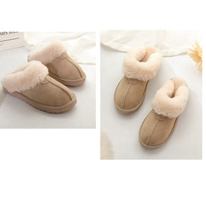 Women’s Memory Foam Slippers Faux Fur Lining House Shoes Indoor & Outdoor 22S35