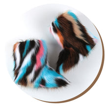 Load image into Gallery viewer, Women&#39;s Faux fur Boot Furry Fluffy Short Snow Boot  22S13