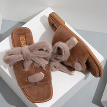 Load image into Gallery viewer, Women&#39;s Bow tie Slippers Open Toe Anti-Slip House Slippers 22S09