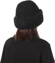 Load image into Gallery viewer, Winter Hats Knit Cap Faux Fur Hat Fluffy Bucket Hat Snow Cap for Women 21623