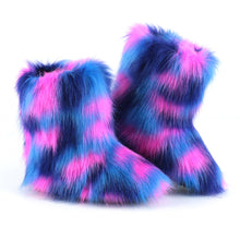 Load image into Gallery viewer, Women&#39;s Faux fur Boot Furry Fluffy Short Snow Boot  22S13