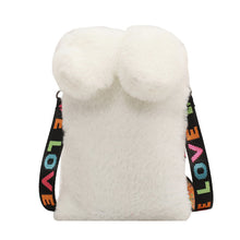 Load image into Gallery viewer, Women Cute plush phone bag small Crossbody backpack shoulder Bag 22448