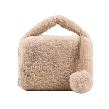 Load image into Gallery viewer, Ladies Fluffy Shoulder Bag Women Furry Purse Fluffy Tote Bag 22414