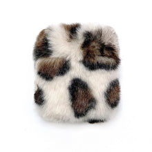 Load image into Gallery viewer, Leopard Print Earphone Case for Apple Airpods 1/2  Plush Headphone Case 22818
