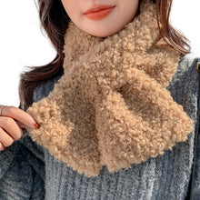 Load image into Gallery viewer, Women&#39;s Double Sided Twist Winter Plush Scarf 22522