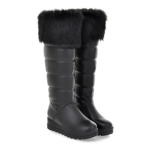 Women's Cold Weather Boots Waterproof Insulated Soft & Warm Fur-Lined 22S29