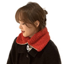 Load image into Gallery viewer, Winter Plush Collar for Women Detachable Scarves Lapel Wrap Zipper Choker 22524