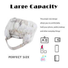 Load image into Gallery viewer, Women&#39;s Winter Fox Shoulder Handbags Hand Bag for Women Leather Top Handle Ladies Zipper Soft Stylish Fashion Bag