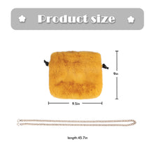 Load image into Gallery viewer, Tote Bag Faux Fur Wallet Ladies Plush Tote Bag 21843