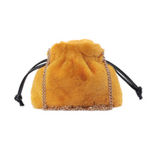 Load image into Gallery viewer, Crossbody Bags for Women Faux Fur Drawstring Satchel Purses and Handbags Fluffy Shoulder Bag for Girls