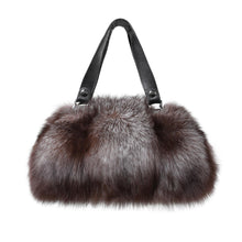 Load image into Gallery viewer, Women&#39;s Winter Fur Fox Handbag Leather Ladies Shoulder Bag FS19808