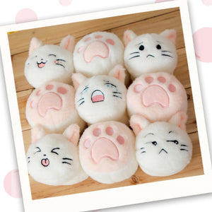 Cute pink plush doll cat pillow nap cushion plush toy 22B11