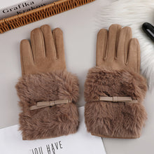 Load image into Gallery viewer, Womens Winter Warm Touchscreen Gloves Thermal Soft Lining Elastic Cuff 22829