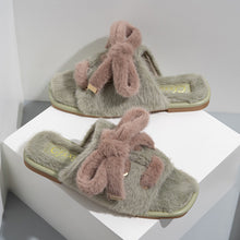 Load image into Gallery viewer, Women&#39;s Bow tie Slippers Open Toe Anti-Slip House Slippers 22S09
