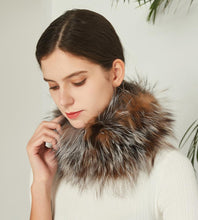 Load image into Gallery viewer, Women&#39;s Fur Infinity Scarf Furry Neck Warmer Fluffy Loop Scarves Winter