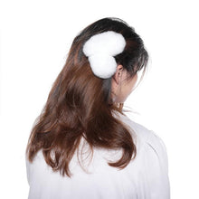 Load image into Gallery viewer, Hair Clip Real Fur Hair Accessories Korean Ins Real Rex Rabbit Hair Clip Super Large Lovely Plush Hairpin Fur Hairpin FS21A17