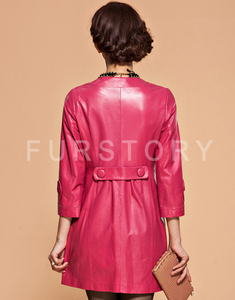 Genuine Sheep Leather Outer Coat Windbreak Top Quality Lamb Leather