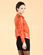 Load image into Gallery viewer, Genuine Sheep Leather Jacket Warm Coat Womens Coat