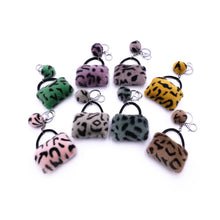 Load image into Gallery viewer, Leopard Bag Keychain Cute Plush Cartoon Pendant 22C10