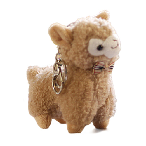 Alpaca Pendant Plush Toy Mini Doll School Bag Ornament Keychain 22C04