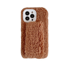Load image into Gallery viewer, Plush Case For iPhone 13 Pro Max Furry Fluffy Case Soft Faux Fur Fuzzy Cover 22814