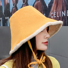 Load image into Gallery viewer, Winter Bucket Hat Fluffy Faux Fur Fisherman Cap for Women 22634