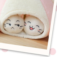 Load image into Gallery viewer, Cute pink plush doll cat pillow nap cushion plush toy 22B11