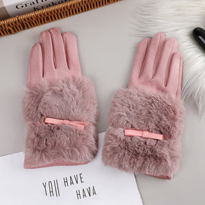 Womens Winter Warm Touchscreen Gloves Thermal Soft Lining Elastic Cuff 22829