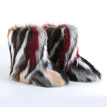 Load image into Gallery viewer, Women&#39;s Faux fur Boot Furry Fluffy Short Snow Boot  22S13