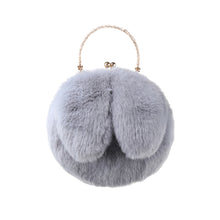 Load image into Gallery viewer, Faux Fur Wallet Fuzzy Bunny Women&#39;s Crossbody Bag Women&#39;s Plush Clutch  19820