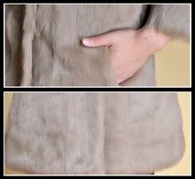 Load image into Gallery viewer, Women&#39;s Long Real Rabbit Fur Coat with Fox Fur Collor Fur Story FS13070