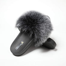 Load image into Gallery viewer, FS19S05 Faux Fur Slides Furry Slipper Sandals (Flat)
