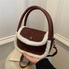 Load image into Gallery viewer, Women Plush Shoulder Bag Fashion Fluffy Crossbody Purse Soft Warm 22419