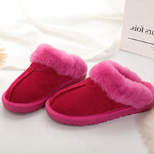 Load image into Gallery viewer, Women’s Memory Foam Slippers Faux Fur Lining House Shoes Indoor &amp; Outdoor 22S35