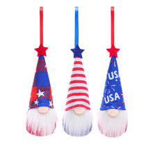 Load image into Gallery viewer, Independence Day Gnome Faceless Doll Plush Ornaments Set 22B55