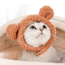 Load image into Gallery viewer, Headgear for Cats and Puppies Hat Soft Warm Adjustable Velcro Dress Up Headdress 22824