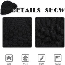 Load image into Gallery viewer, Winter Hats Knit Cap Faux Fur Hat Fluffy Bucket Hat Snow Cap for Women 21623
