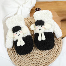 Load image into Gallery viewer, Granular Pile Plush Warm Mittens Ladies Winter Cartoon Berber Fleece Gloves 22813