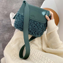 Load image into Gallery viewer, Shoulder Bags Ladies Small Plush Crossbody Bag Winter 22432