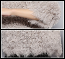Load image into Gallery viewer, Knitted Natural Lamb Fur Coat Popular Short Fur Jacket Overcoat