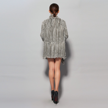 Load image into Gallery viewer, Natural Rabbit Fur Coat Jacket Biggest Size Jacket Winter Long Overcoat