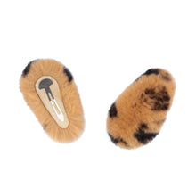 Load image into Gallery viewer, Hair Clip Real Fur Hair Accessories Korean Ins Real Rex Rabbit Hair Clip Super Large Lovely Plush Hairpin Fur Hairpin FS21A17