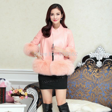Load image into Gallery viewer, Winter Warm New Big Fox Fur Coat Top Grade Genuine Leather Jacket