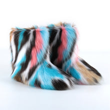 Load image into Gallery viewer, Women&#39;s Faux fur Boot Furry Fluffy Short Snow Boot  22S13