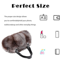 Load image into Gallery viewer, Women&#39;s Winter Fur Fox Handbag Leather Ladies Shoulder Bag FS19808
