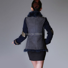Load image into Gallery viewer, Natural Sheep Fur Coat Double Faced Overcoat Thick Winter Coat