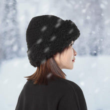 Load image into Gallery viewer, Winter Hats Knit Cap Faux Fur Hat Fluffy Bucket Hat Snow Cap for Women 21623
