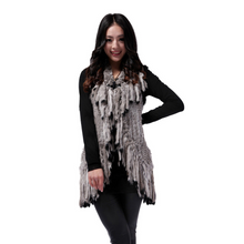 Load image into Gallery viewer, Beautiful Natural Sheep Leather Coat Jacket  Big Size Fox Fur Collar